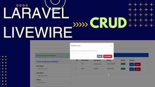 Laravel Livewire CRUD with Delete Confirmation Modal