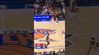 #nba2025 Throwback to funny sequence at Hawks at Knicks, Feb 2025 #asmr #nba #hushswish