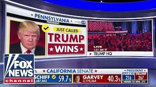 Trump wins Pennsylvania, inches closer to the White House, Fox News projects