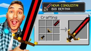  COMO FIZ a Espada RARA MAIS PODEROSA do Minecraft!