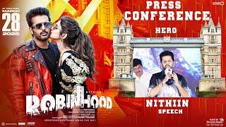 Hero Nithiin Speech @ Robinhood Press Conference | Sreeleela | Venky Kudumula | GV Prakash