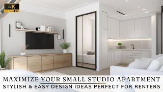 Maximize Your Small Studio Apartment: Stylish & Easy Design Ideas Perfect for Renters