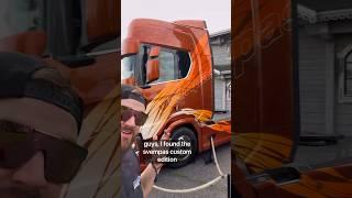This is a factory edition truck! So nice!!! #scania