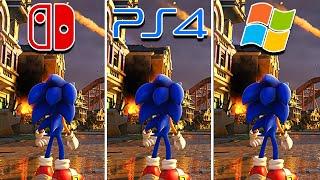 Sonic Forces (2017) Nintendo Switch vs PS4/XBOX1 vs PC (Which One is Better?)