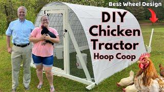 Easy + Affordable Chicken Coop - This Hoop Coop Chicken Tractor Changed the Way We Raise Chickens