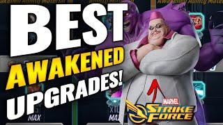 DON'T WASTE THESE! ALL AWAKENED ABILITIES RANKED! Best in Each Game Mode! | Marvel Strike Force