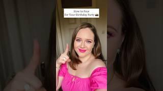 How to Pose for your Birthday Photos #shortsfeed #birthday #birthdayphotos #birthdayphotoshoot
