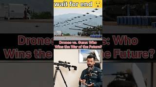 Drones vs. Guns: Who Wins the War of the Future?  #shorts #podcast #youtubeshorts #ytshorts