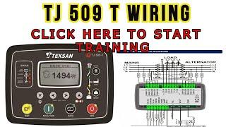 Datakom D300 wiring pdf explain | tj509t control panel | panel wiring tj509t | Teksan control wiring