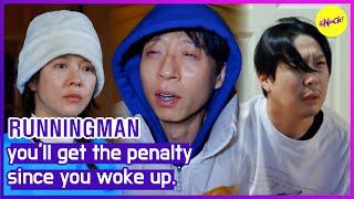 [RUNNINGMAN] you'll get the penalty since you woke up. (ENGSUB)