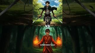 Levi vs Team Avatar | Aang, Toph, Zuko, Katara, Azula #leviackerman #attackontitan #thelastairbender