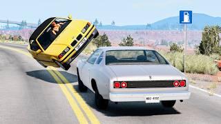 High Speed Traffic Car Crashes #201 - BeamNG Drive | CrashBoomPunk