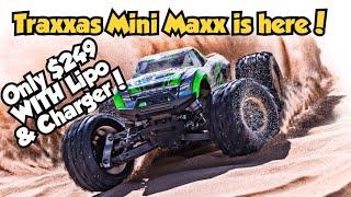 It's HERE! Traxxas Mini Maxx! $249 w/lipo and Charger!