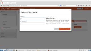 OpenStack Fundamentals: Managing Security Groups Using Dashboard