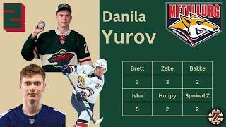 #2 Danila Yurov | Minnesota Wild Prospects 1-5 | Summer 2024 Cumulative Player Rankings