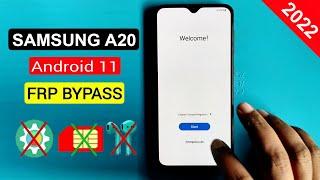 Samsung A20 FRP Bypass Android 11 | Samsung A20 SM-A205F FRP/Google Account Lock Bypass Without Pc |