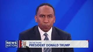 Trump is asked about Harvard, talks about Harlem and "Black vote"