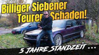 Seltenen BMW vor dem Schrott gerettet! E38 nach 5 Jahren Standzeit von der Wiese in den Showroom?!