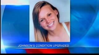 Katie Johnson's condition improves