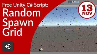 Unity Random Spawn Grid : Free Script To Randomly Spawn Objects In Grid Formation