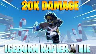 [GPO] ICEBORN RAPIER X HIE ICE COLD COMBO 20K DAMAGE GAME