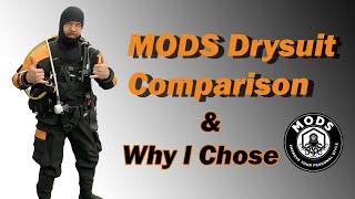 MODS Drysuit Comparison to USIA Scuba Diving Trilaminate Dry Suit Features and why I chose a MODS