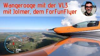 Wangerooge mit der VL3 - unerwarteter Verkehr im Queranflug - Treffen mit Jolmer, dem ForFunFlyer