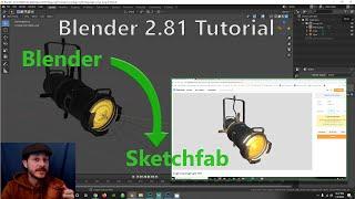 Blender 2.81 Tutorial - exporting your model to Sketchfab