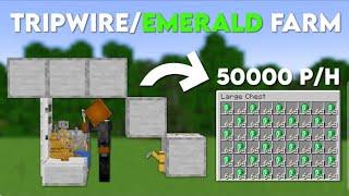 minecraft pocket edition unlimited emerald farm1.21+ #ayush bhai