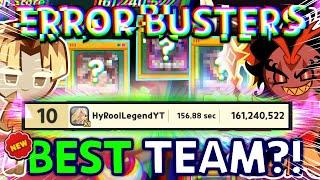 IT'S BACK! BEST Error Busters Team & Bug Fix for Top 0.01%! (Guide)