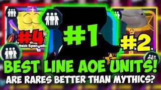 New Best Line AOE Units in Spongebob Tower Defense!