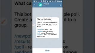 How to use telegram PollBot to set multiple choice question