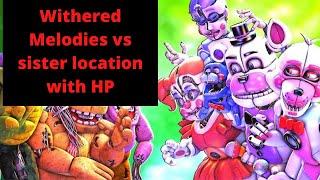 sister location vs withered melodies Backstage