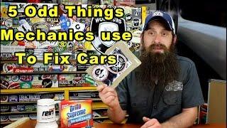 5 Odd Things Mechanics Use To Fix Cars ~ Video