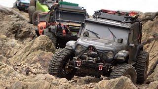 RC CRAWLER DESCENT MOUNTAIN 4X4 OFF ROAD, Extreme Driving Scale 1/10