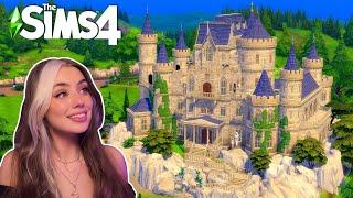 Building A Castle For My Fantasy Save File│ Fantasy Save File  │ No CC │ Speed Build │ Sims 4