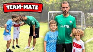 OMER EYMEN AND YUSUF EMRE PLAY A 3 VS 3 FOOTBALL MATCH | JUNIORS FOOTBALL MATCH