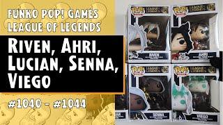 Riven, Ahri, Lucian, Senna, Viego Funko Pop  - set - League of Legends // Just One Pop Showcase