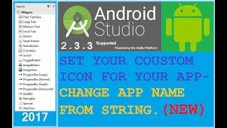 Android studio tutorial - How to change app icon in android studio. NEW