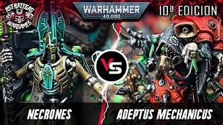 ⭐️INFORME WARHAMMER 40k⭐️Necrones VS Adeptus Mechanicus - Décima edición