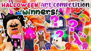 Halloween Build Competition Winners! (ART SHOWCASE) ⭐️ #adoptme #roblox #artcompetition