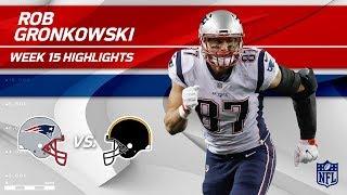 Rob Gronkowski Highlights | Patriots vs. Steelers | NFL Wk 15 Player Highlights