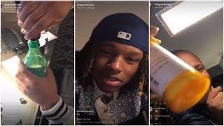 King Von Off The Lean And  IG Live