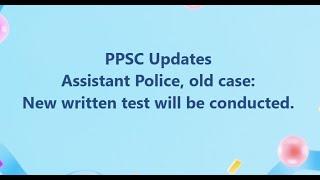 Assistant Punjab Police old Case II PERA Test Date Confirmed II Data Entry Operator Requirements