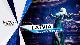 Samanta Tīna - The Moon Is Rising - LIVE - Latvia  - Second Semi-Final - Eurovision 2021