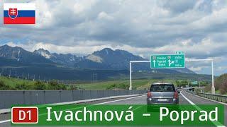 Slovakia: D1 Ivachnová - Poprad