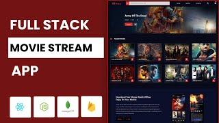 React Node.js Movie App | MERN Stack + Firebase Full Tutorial