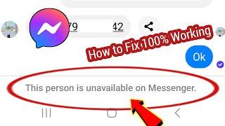 how to fix this person is unavailable on messenger error (2024)|