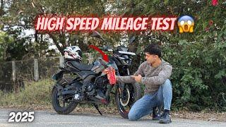 2025 Pulsar N150 High Speed Mileage Test | Bajaj Pulsar N150 1L Mileage |