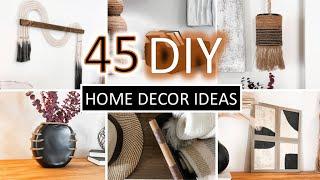 45 DIY HOME DECOR IDEAS + HACKS you Actually Want To MAKE (FULL TUTORIALS)